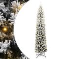 vidaXL Umelý vianočný stromček Zelená 240 cm PVC, oceľ a plast