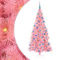 vidaXL Vianočný stromček Ružová 180 cm PVC