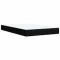 vidaXL Boxspring posteľ s matracom čierna 120x190 cm látka