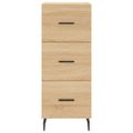 vidaXL Vysoká skrinka dub sonoma 34,5x34x180 cm spracované drevo
