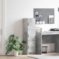 vidaXL Highboard Betónová šedá 31.5 x 32 x 122.5 cm