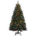 vidaXL Umelý vianočný stromček 150 LED 120 cm