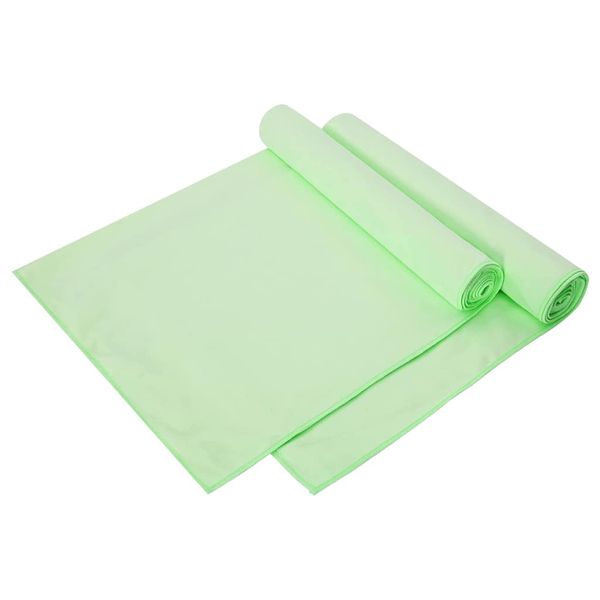 vidaXL Športové uteráky 2 pcs Zelená 140 x 70 cm
