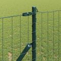 vidaXL Euro plotový základ 25 x 1,2 m PVC potiahnutá oceľ Zelená