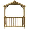 vidaXL Prístrešok na gril 163,5x93x210 cm impregnované borovicové drevo