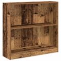 vidaXL Knižnica staré drevo 80x24x76 cm kompozitné drevo