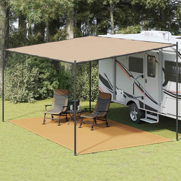 vidaXL Koberec do stanu pieskový 300x600 cm HDPE