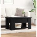 vidaXL Konferenčný stolík Čierny dub 79 x 49 x 41 cm Kompozitné drevo