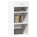vidaXL Komoda biela 45x42,5x93 cm kompozitné drevo