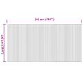 vidaXL Koberec obdĺžnikový prírodný 100x200 cm bambus