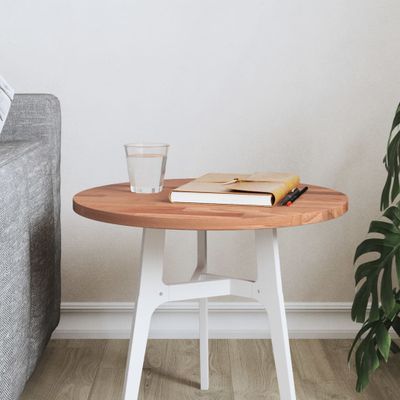 vidaXL Stolová doska Ø40x1,5 cm okrúhla masívny buk