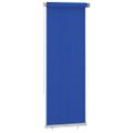 vidaXL Vonkajšia zatemňovacia roleta 85 (Š) x 230 (V) cm modrá HDPE