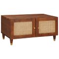 vidaXL Konferenčný stolík 80 x 50 x 40 cm Masívne mango drevo