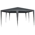 vidaXL Párty stan Antracit 400 x 400 x 266 cm Polyetylén a oceľ