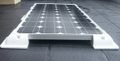 FVE ABS7WH držiak pre fotovoltaický panel s priechodkou, 7 dielov, karavan FVE ABS7WH držák pre fotovoltaický panel s průchodkou, 7 dílů, karavan