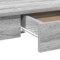 vidaXL Stôl sivý dub sonoma 100x45x75 cm kompozitné drevo