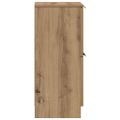 vidaXL Komoda dub artisan 30x30x70 cm spracované drevo