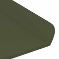 vidaXL Závesná polica 4 ks Olivová zelená 60 x 8,5 x 2,5 cm Oceľ
