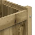 vidaXL Záhradný kvetináč 150x31x31 cm impregnovaná borovica