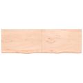 vidaXL Kúpeľňová doska 200x60x(2-6) cm neošetrený masív
