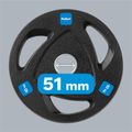 Sada litinových závaží 2x10kg, 51mm, REBEL ACTIVE RBA-2110
