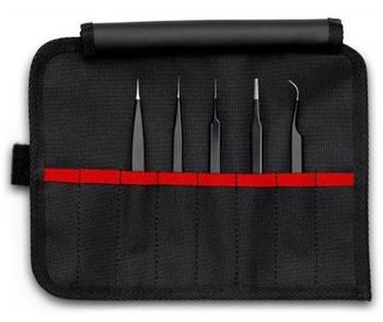 Knipex, 92 00 01 ESD, Sada univerzálnych pinzet ESD, 5 ks
