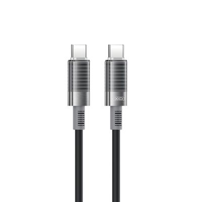 XO kábel NB-Q282B PD USB-C - USB-C 1,0m 60W čierny