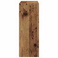 vidaXL Skriňa na topánky 60 x 21 x 57 cm Kompozitné drevo Staré drevo