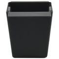vidaXL Kvetinové boxy pre euro palety 12 ks Čierna 14 x 9 x 9,5 cm