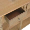 vidaXL Konzolový stolík 110x30x76 cm spracované drevo