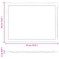 vidaXL Vankúše na sedenie 2 ks Polyester Svetlosivá 47 x 36 x 2 cm