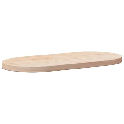 vidaXL Stolová doska 90x45x2,5 cm masívne borovicové drevo oválny tvar