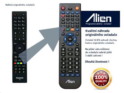 Diaľkový ovládač ALIEN Panasonic 30083972