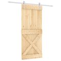 vidaXL Posuvné dvere Prírodná a biela 90 x 210 cm