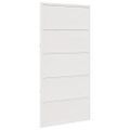 vidaXL Dvere do stodoly biele 100x208 cm masívna borovica