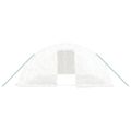 vidaXL Fóliovník s oceľovým rámom biely 30 m² 5x2x2,3 m