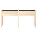 vidaXL Kvetináč s vložkou 161x45x76 cm jedľový masív