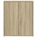 vidaXL Komody 2 ks dub sonoma 60x31x70 cm kompozitné drevo