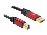 Kábel USB - USB typ A (M) do USB Type B (M) - USB 3.0 - 3 m - čierna