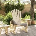 vidaXL Záhradná stolička Adirondack jedľový masív