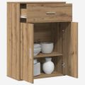 vidaXL Servírovacia skriňa Remeselný dub 60 x 30 x 84 cm