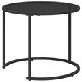 vidaXL Súprava na kávový stolík 2 ks 55 x 55 x 45 cm oceľ