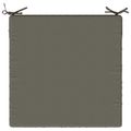 vidaXL 1-dielny sedací vankúš SOEST 100% polyester Sivá 80 x 80 x 5 cm
