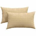 vidaXL Vankúše na pohovku 2 pcs Šedá zelená 50 x 30 cm