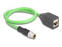 M12 Cable X-coded 8 pin male to RJ45 fem