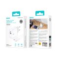 BWOO wall charger CDA182 QC 38W 1x USB-A + 1x USB-C with USB-C C-Lightning cable 1 m black