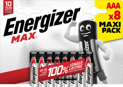 Energizer Max AAA alkalické batérie 8ks E303324100