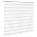 vidaXL Zebra roleta biela 160x150 cm šírka látky 155,9cm polyester