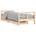 vidaXL Rám detskej postele so zásuvkami 80x200 cm masívna borovica