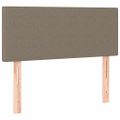 vidaXL Boxspring posteľ s matracom sivohnedý 100x200 cm látka